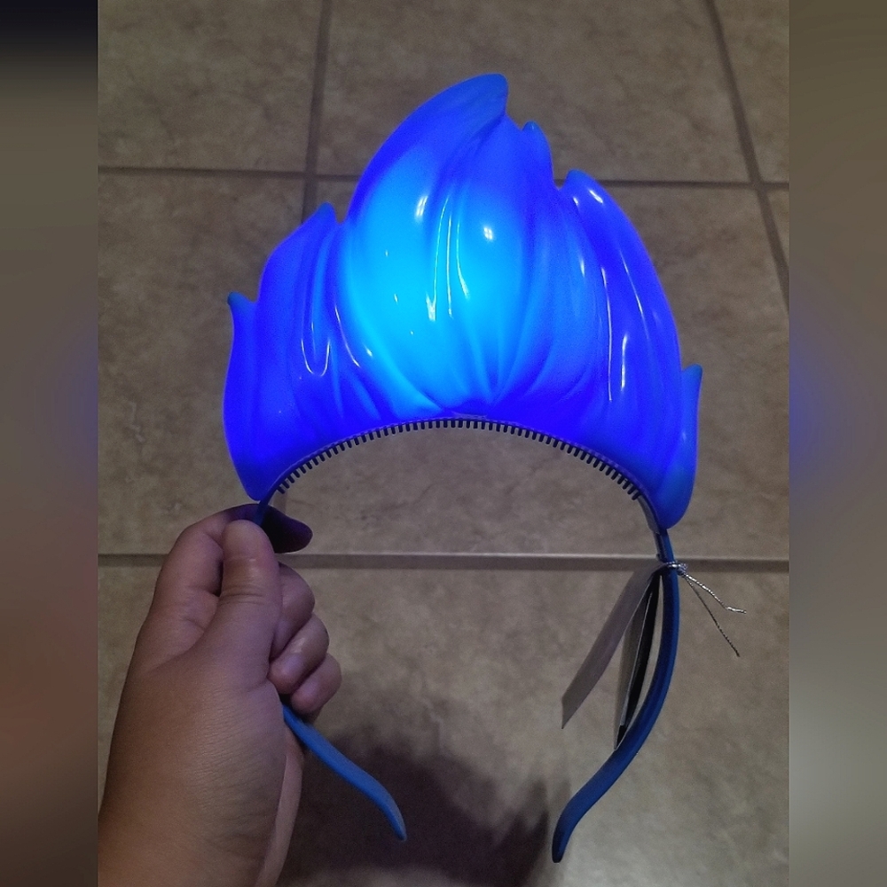 Disney Parks Light Up Hades Flames Plastic Ears Headband